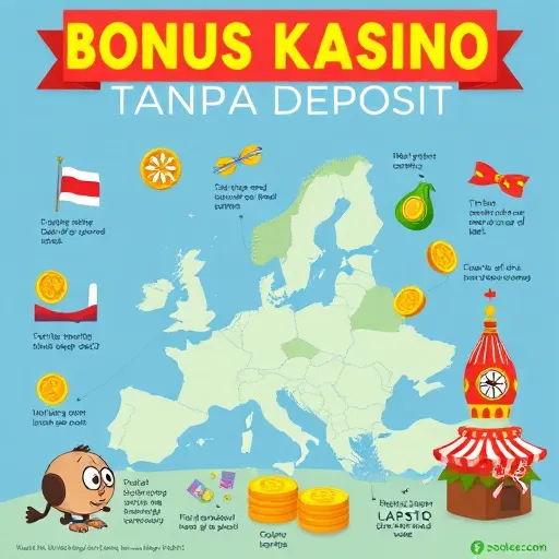 Syarat bonus kasino tanpa deposit di Eropah
